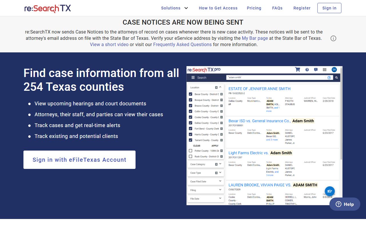 Yoakum County court records after arrest reSearchTX court search portal